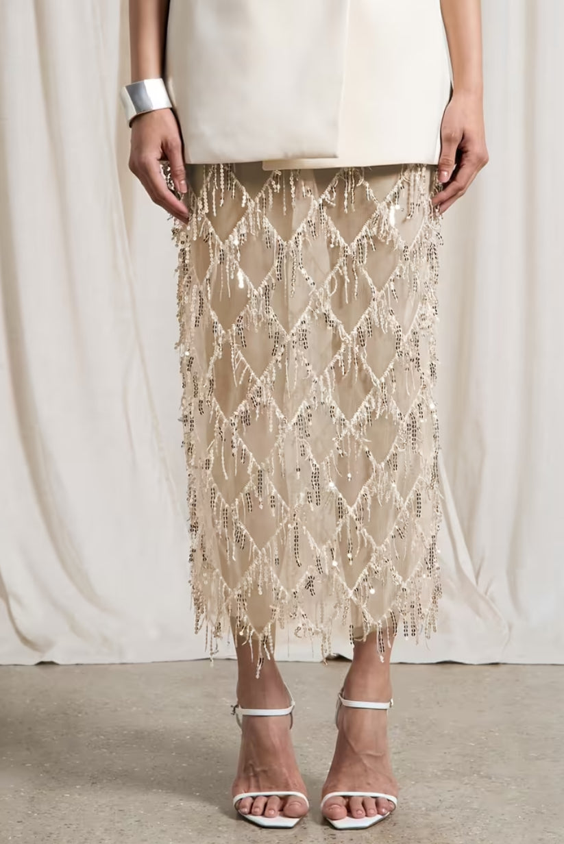 Gold Sequins skirt